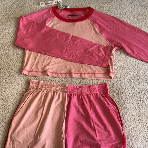 Big Feelings Paige colorblock 2pc lounge set XS New - Picture 2 of 16